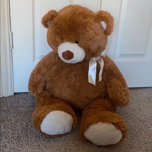 A large bear stuffed animal